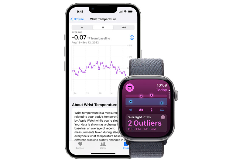Apple Watch 11 - Teplota